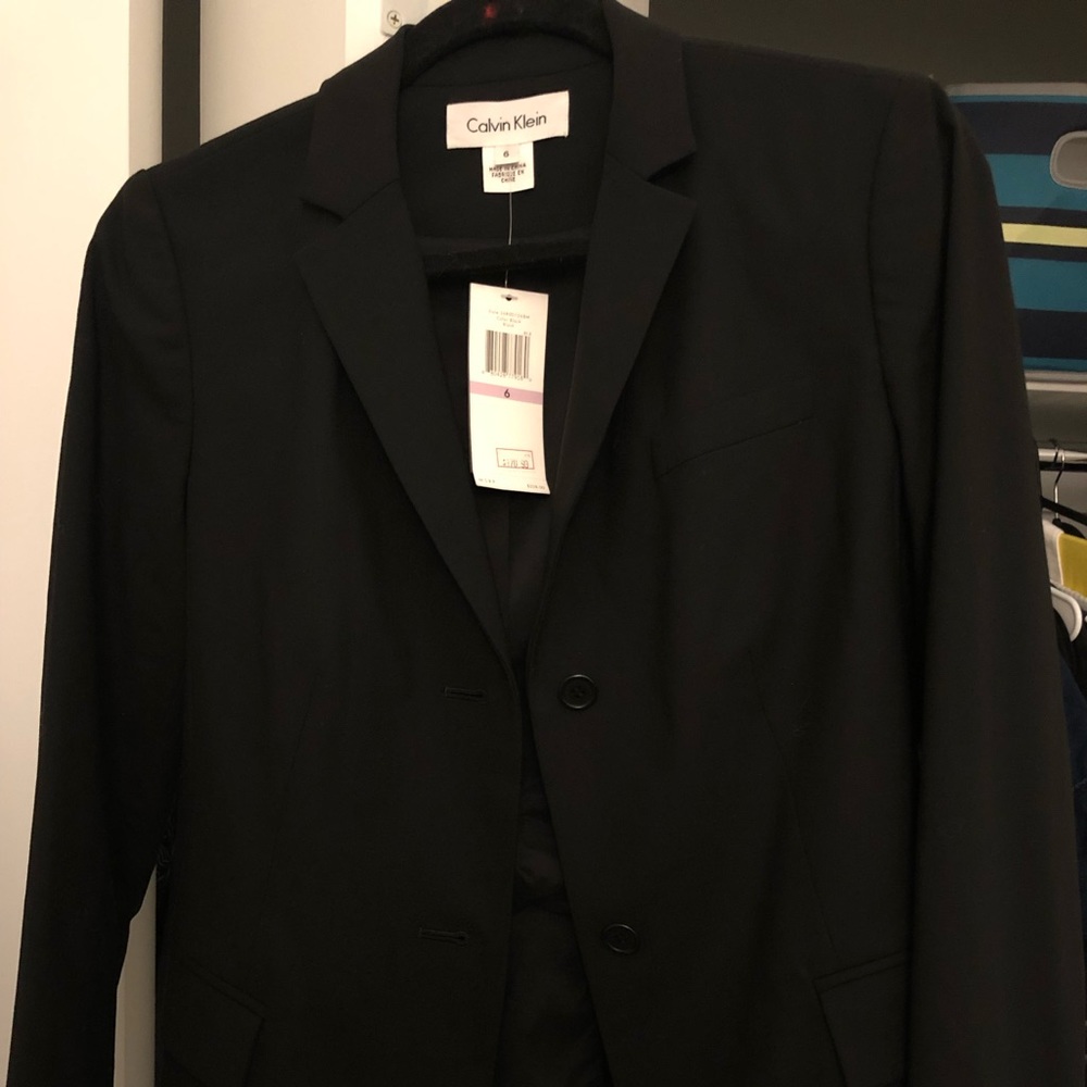 Calvin Klein 2 bottom black blazer